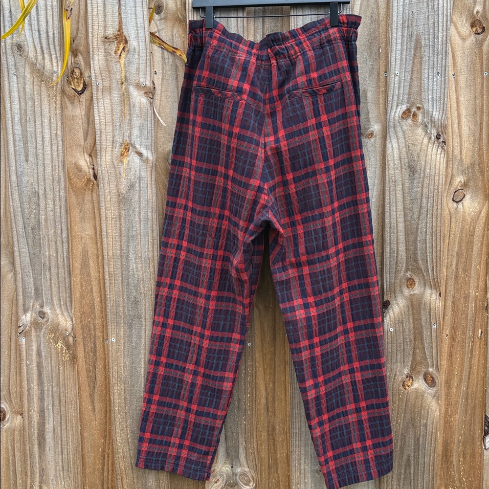 Free People Here and There Plaid Pants - Picture 10 of 10